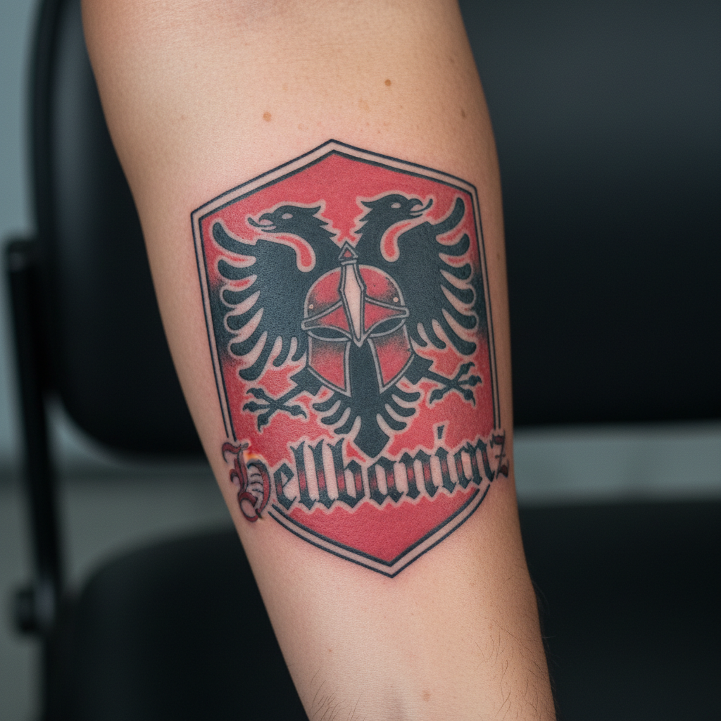 Albanian Organized Crime — Double-Headed Eagle, Hellbanianz — visual reference