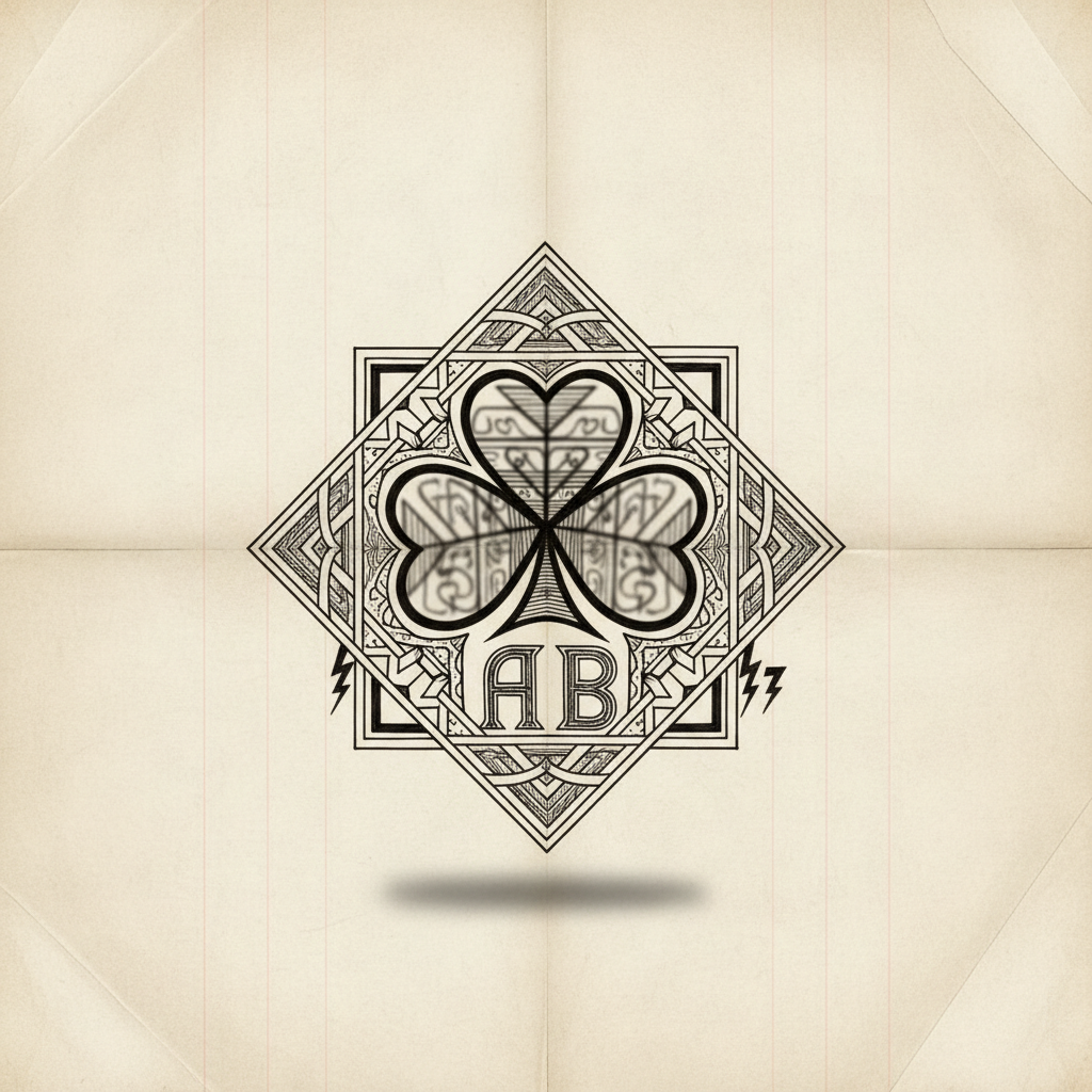 Aryan Brotherhood — Shamrock + '666', SS Bolts — visual reference