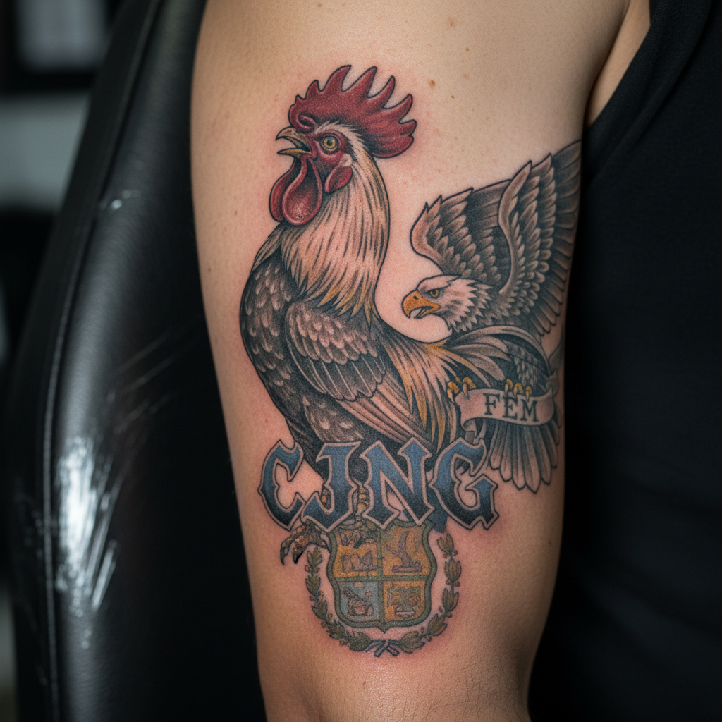 CJNG — Rooster, 'CJNG', 'FEM' Lettering