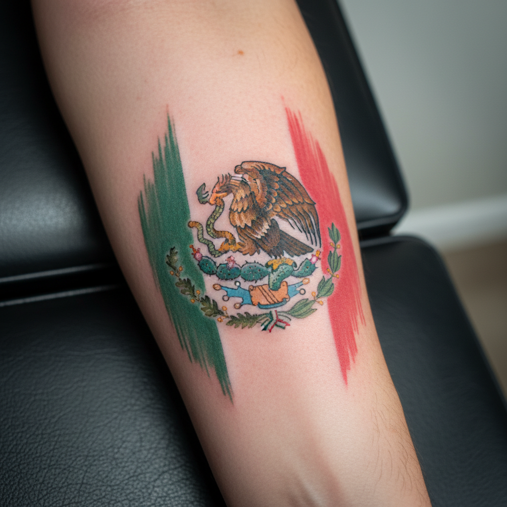 Mexican Flag / Eagle-and-Serpent