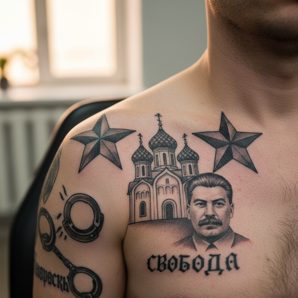 Russian Bratva / Vory v Zakone — Clavicle Stars, Church Domes