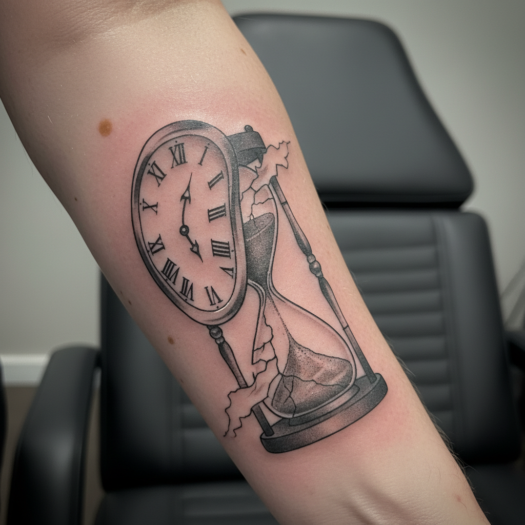 Tren de Aragua — Clock / Hourglass Tattoos