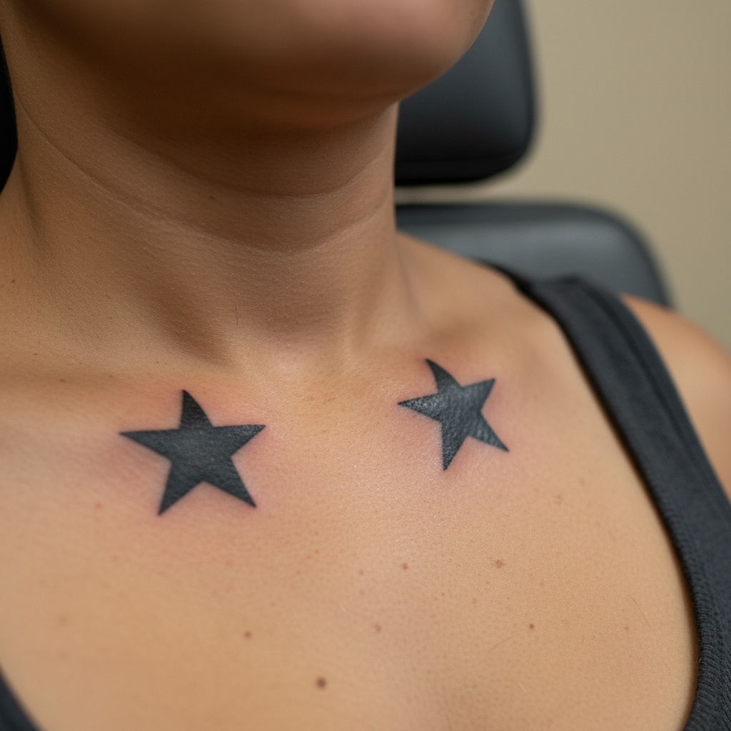 Tren de Aragua — Shoulder / Clavicle Stars