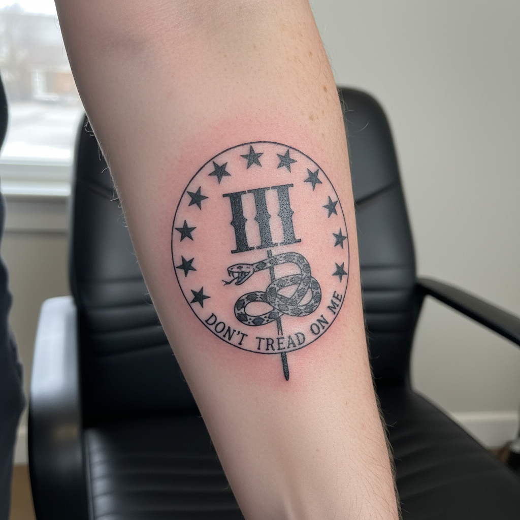 Three Percenters — 'III%' Insignia