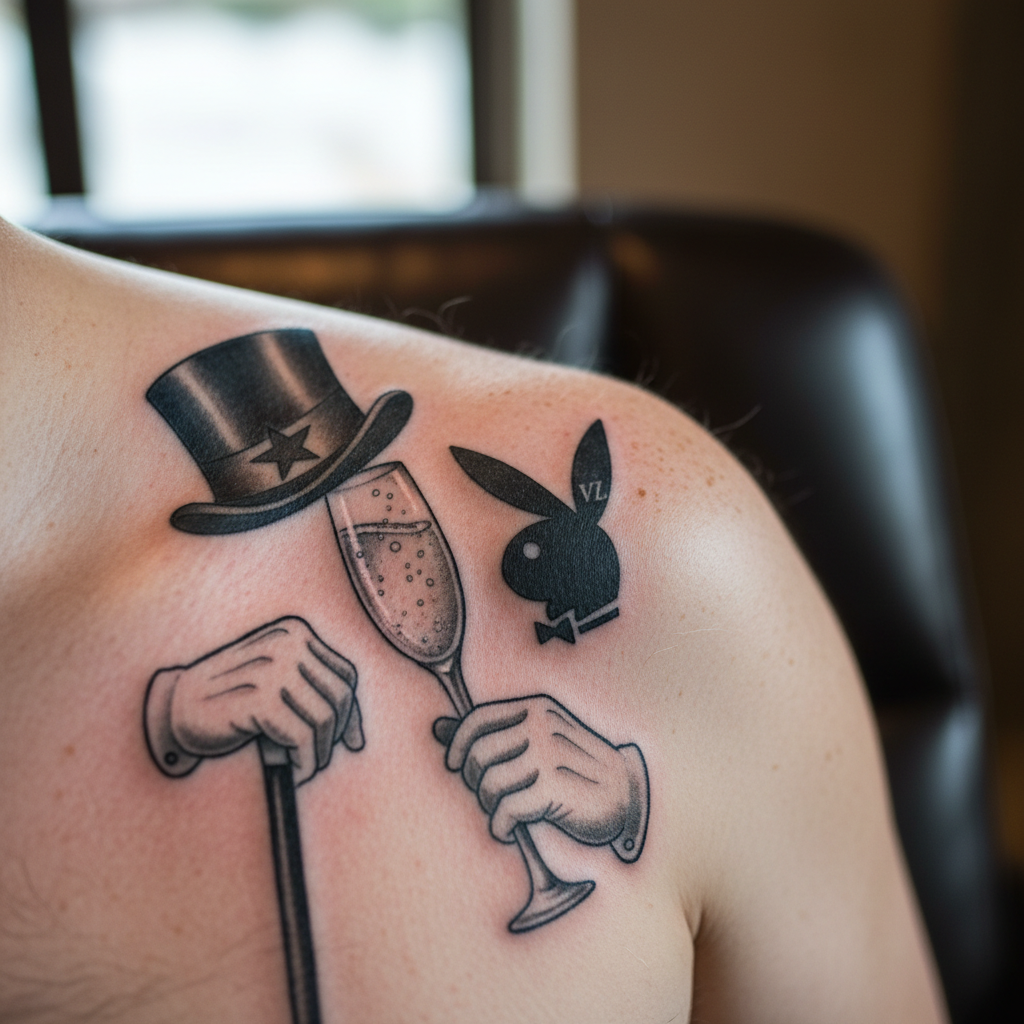 Vice Lords — Top Hat, Cane, Champagne Glass